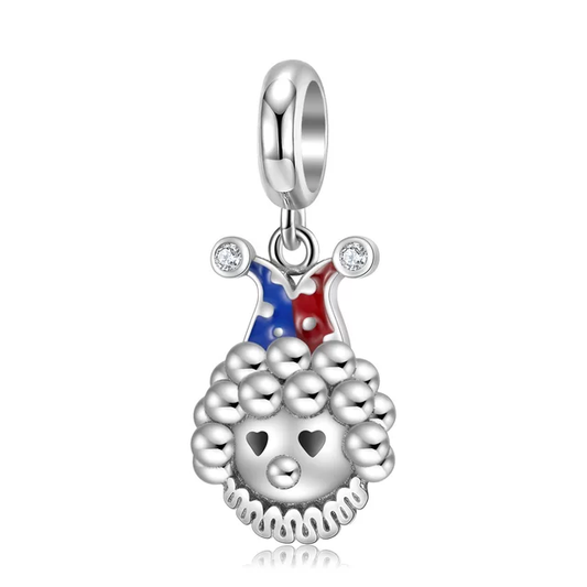 Heart Eyes Clown Dangle Charm