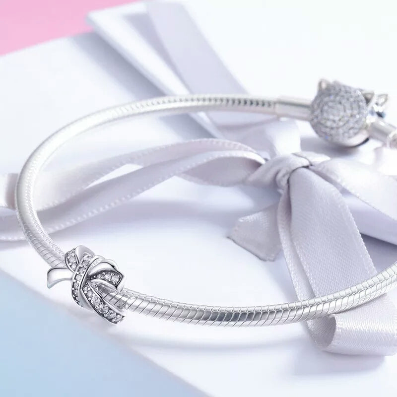 Small Bowknot Bead Charm