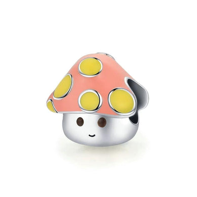 925 Sterling Silver Toadstool Bead Charm