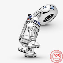 Load image into Gallery viewer, 925 Sterling Silver Star Wars R2-D2 Dangle Charm