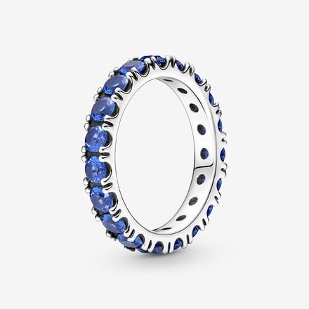 Blue Cz Ring
