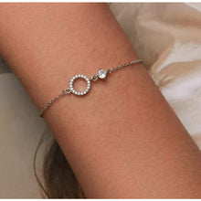 Load image into Gallery viewer, 925 Sterling Silver CZ Bracelet