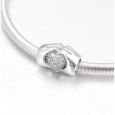 925 Sterling Silver Hands Full of Love Charm