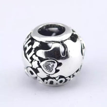 Load image into Gallery viewer, 925 Sterling Silver All Around the World Bead Charm