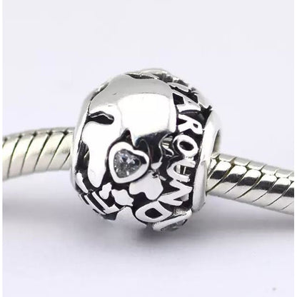 All Around the World Bead Openwork Charm