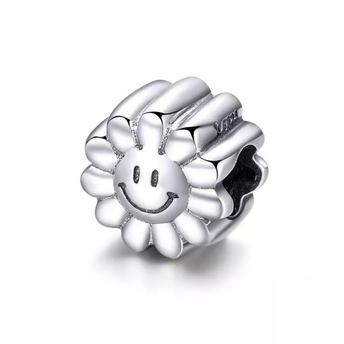 Smile Sunflower Sunny Face Bead Charm