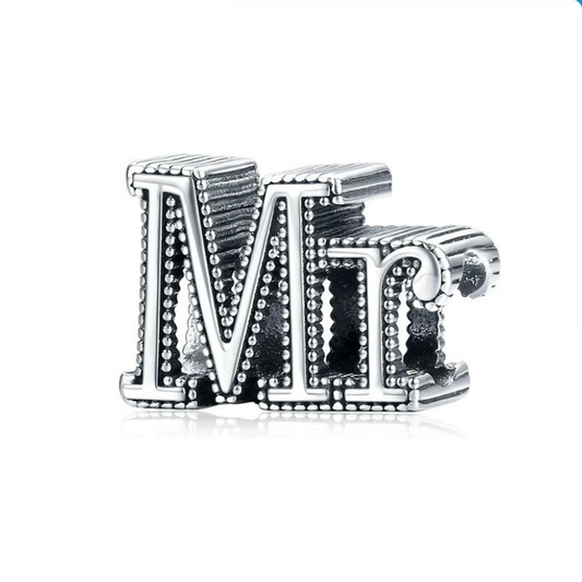 Mr and Mrs Bead Charm