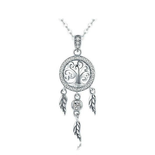 Tree of Life Fashion Dream Catcher Pendant Necklace