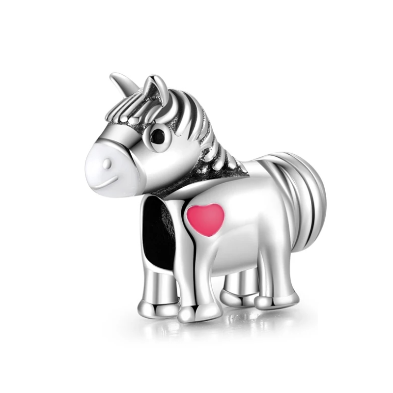 925 Sterling Silver Horse/Pony Bead Charm
