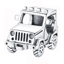 Load image into Gallery viewer, 925 Sterling Silver Jeep Bead Charm