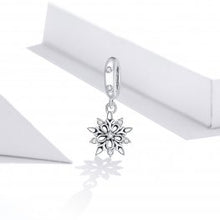 Load image into Gallery viewer, 925 Sterling Silver Snowflake Dangle Charm