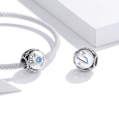 Birthstone Zodiac Bead Charm