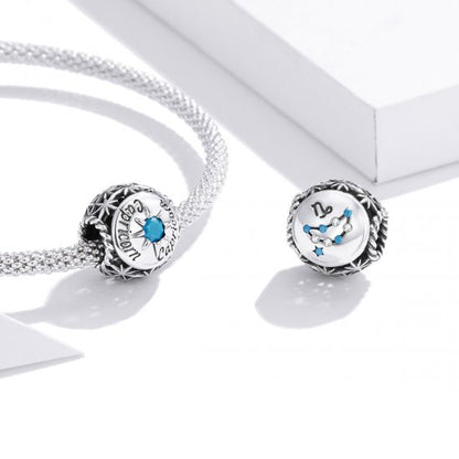Birthstone Zodiac Bead Charm