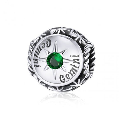 Birthstone Zodiac Bead Charm