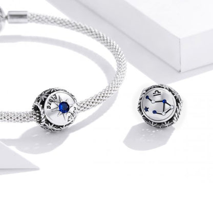 Birthstone Zodiac Bead Charm