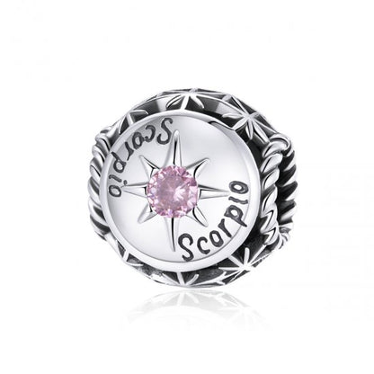 Birthstone Zodiac Bead Charm