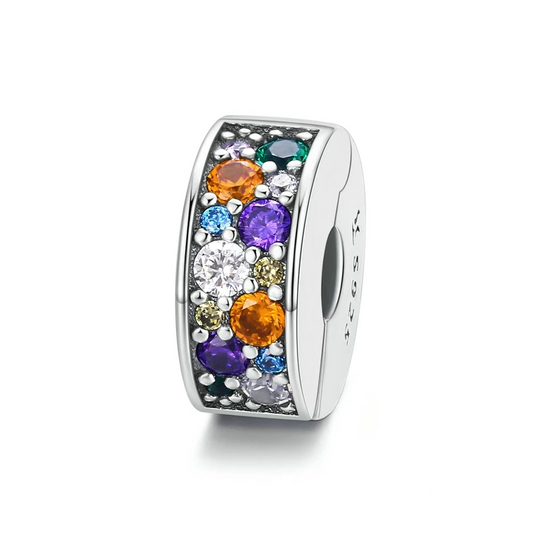 Multi Coloured CZ Pavé CLIP