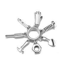 Load image into Gallery viewer, 925 Sterling Silver Tools Dangle Charm
