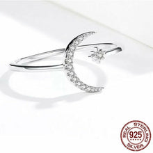 Load image into Gallery viewer, 925 Sterling Silver CZ Teardrop Adjustable Ring