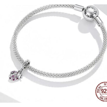 Tiny CZ Ladybug ME Dangle Charm