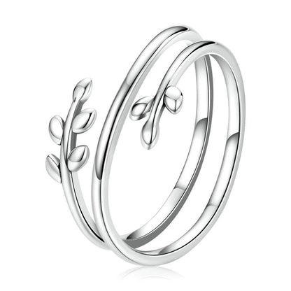 Leaves Adjustable Ring