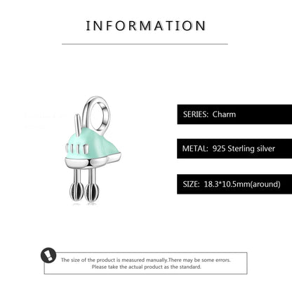 Green Vintage Mixer Dangle Charm