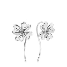 Load image into Gallery viewer, 925 Sterling Silver Clover Drop Earrings