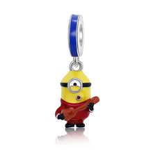 Load image into Gallery viewer, 925 Sterling Silver Minion Dangle Charm