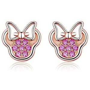 Rose Gold Plated Minnie Earrings