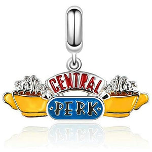 925 Sterling Silver Central Perk  Dangle Charm