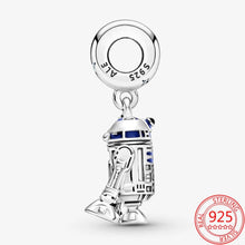 Load image into Gallery viewer, 925 Sterling Silver Star Wars R2-D2 Dangle Charm
