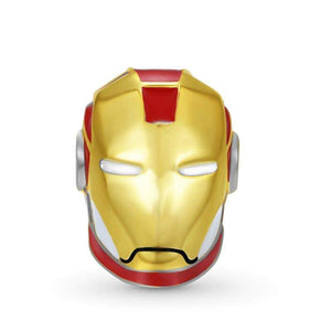 925 Sterling Silver Iron Man Bead Charm