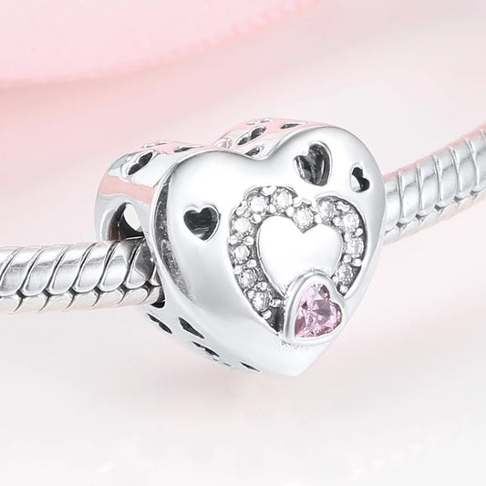 Hollow Heart Charm