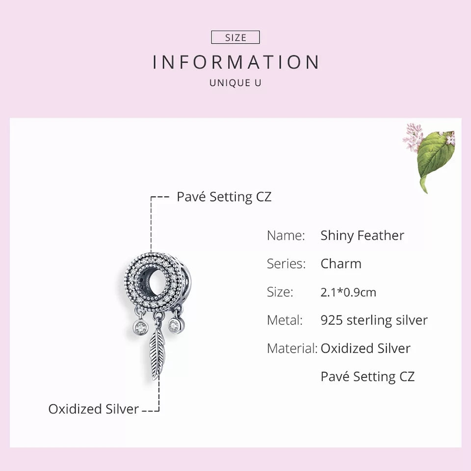 Plain Dream Catcher Bead Charm