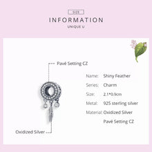 Load image into Gallery viewer, 925 Sterling Silver Plain Dream Catcher Bead Charm