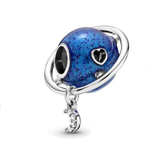 925 Sterling Silver Planet Charm