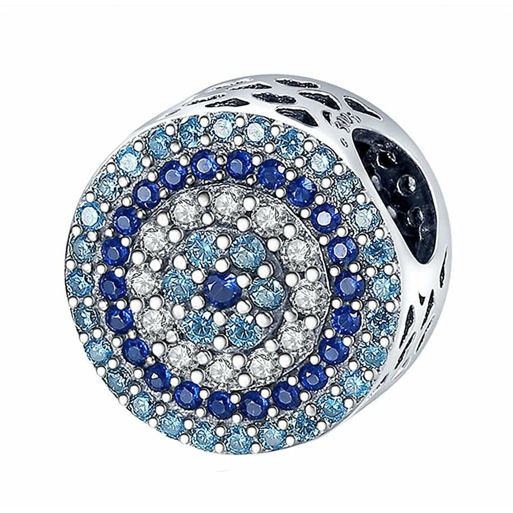 Lucky/Evil Eye CZ Bead Charm