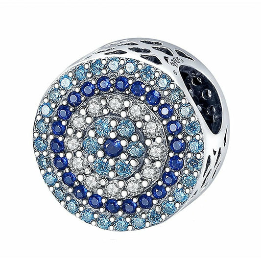 Lucky/Evil Eye CZ Bead Charm