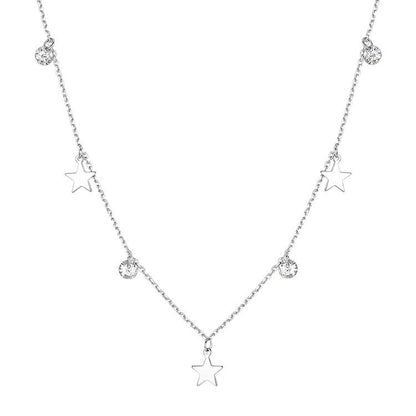 Star and CZ Necklace