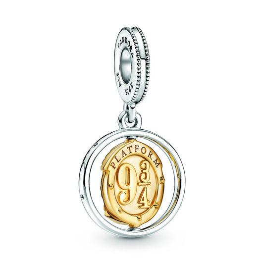 Gold Plated Platform 9 3/4 Dangle Charm