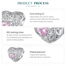 Load image into Gallery viewer, 925 Sterling Silver Openwork Heart Charm