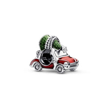 Load image into Gallery viewer, 925 Sterling Silver Festive Car and Xmas Tree Bead Charm