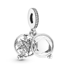 Load image into Gallery viewer, 925 Sterling Silver Stars Dangle Charm