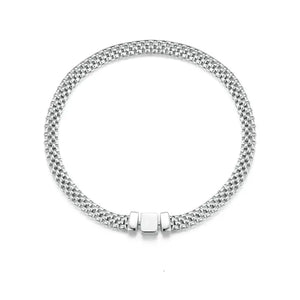 925 Sterling Silver Mesh Bracelet