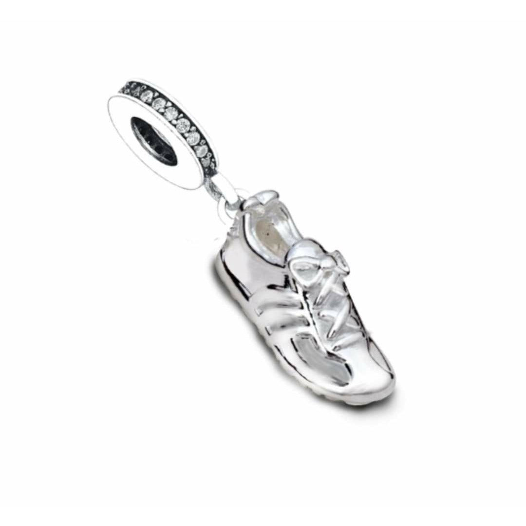 White Enamel (Born To Run) Shoe Dangle Charm