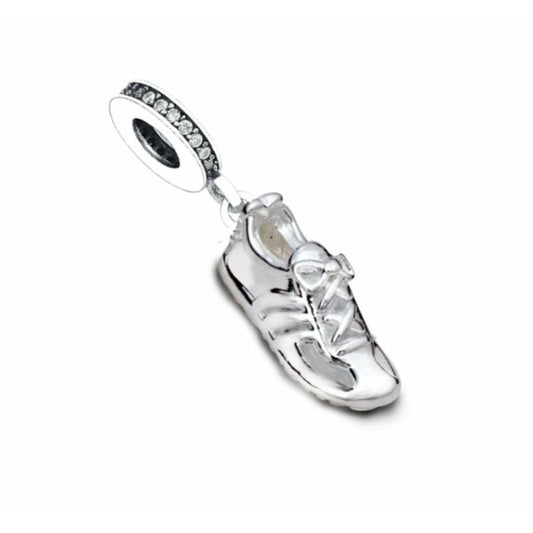 White Enamel (Born To Run) Shoe Dangle Charm