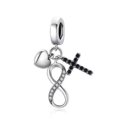 Infinity, Love and Faith Symbol Dangle Charm