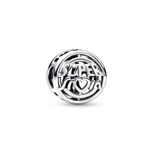 Load image into Gallery viewer, 925 Sterling Silver Open Work SUPER MOM Bead Charm