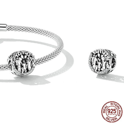 CZ Family Love Bead Charm
