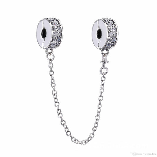 Clear CZ Clip On Safety Chain